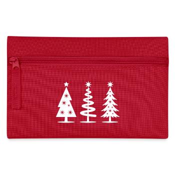 Sapins de Noël - Trousse - rouge - Devant