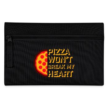 La pizza ne me brisera pas le cœur La nourriture aime l’humour - Trousse - noir - Devant