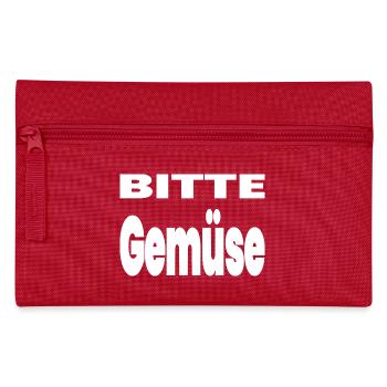 Gemüse - Federtasche - Rot - Vorne
