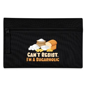 Sugarholic Küchen-Grafik-Tee - Federtasche - Schwarz - Vorne