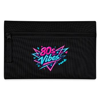 80s Vibes Neon Retro - Pencil Case - black - Front