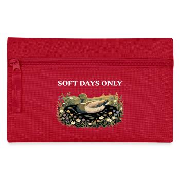 Duck in Bloom: Soft Days Cottagecore Farm - Pencil Case - red - Front