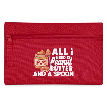 Look Partner Beurre de Cacahuète & Confiture Design - Trousse - rouge - Devant