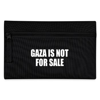 gaza is not for sale - Pencil Case - black - Front