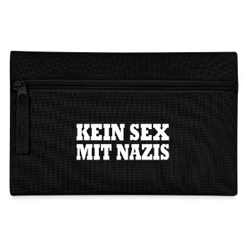 kein sex mit nazis - Federtasche - Schwarz - Vorne