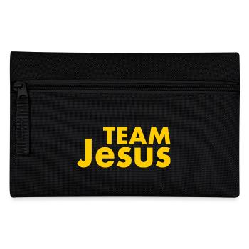 Team jesus - Pencil Case - black - Front