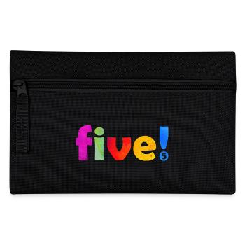 FIVE 5 YEARS 5TH BIRTHDAY - Pencil Case - black - Front