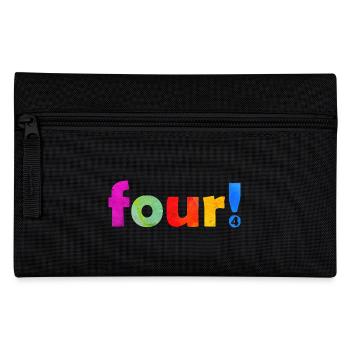 FOUR 4 YEARS 4TH BIRTHDAY - Pencil Case - black - Front