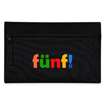 FÜNF 5 JAHRE JUNGE 5. GEBURTSTAG - Federtasche - Schwarz - Vorne