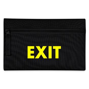 Exit - Federtasche - Schwarz - Vorne