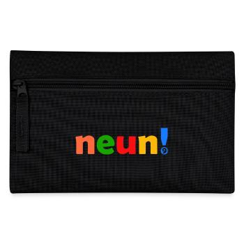 NEUN 9 JAHRE JUNGE 9. GEBURTSTAG - Federtasche - Schwarz - Vorne
