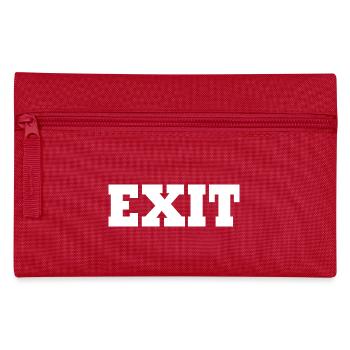 Exit - Federtasche - Rot - Vorne