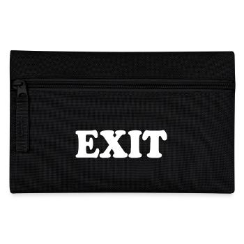 Exit - Federtasche - Schwarz - Vorne