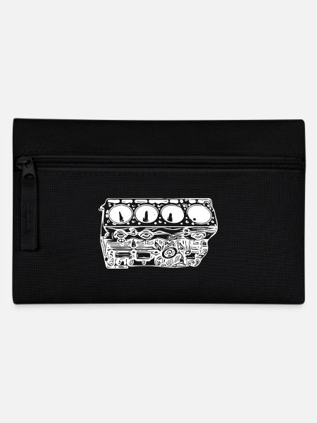Motorblock Zylinder Hubraum Fan - Federtasche - Schwarz
