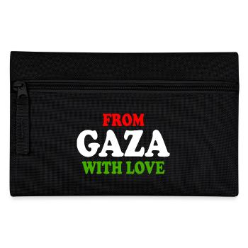 From gaza with love - Pencil Case - black - Front