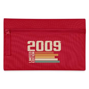 2009 Vintage - Retro 2009 Birthday Gift 2009 - Pencil Case - red - Front