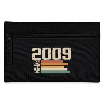 2009 Vintage - Retro 2009 Birthday Gift 2009 - Pencil Case - black - Front