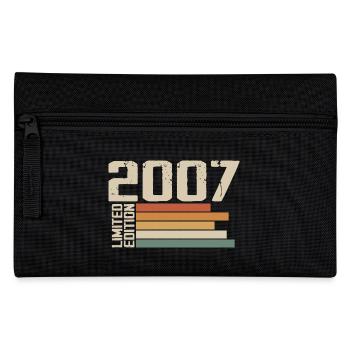 2007 Jahrgang - Retro 2007 Geburtstagsgeschenk 2007 - Federtasche - Schwarz - Vorne