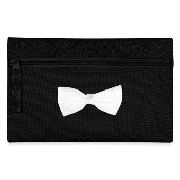 Faux Noeud Papillon blanc - Trousse - noir - Devant