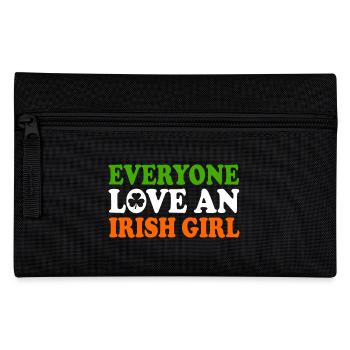 everyone loves an irish girl - Pencil Case - black - Front