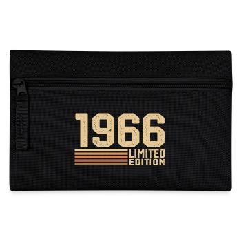Born in 1966 Birthday - Gift 1966 Vintage 1966 - Pencil Case - black - Front