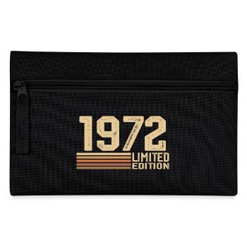 Born in 1972 Birthday - Gift 1972 Vintage 1972 - Pencil Case - black - Front