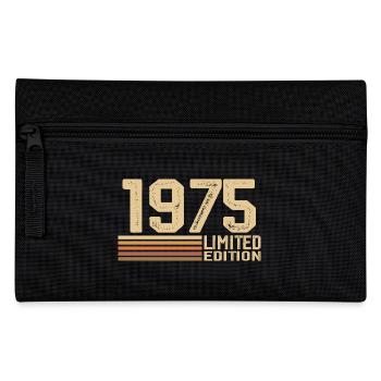 Né en 1975 anniversaire - Cadeau 1975 Vintage 1975 - Trousse - noir - Devant