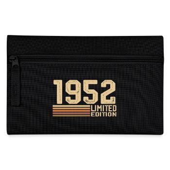 Jahrgang 1952 Geburtstag - Geschenk 1952 Jahrgang 1952 - Federtasche - Schwarz - Vorne