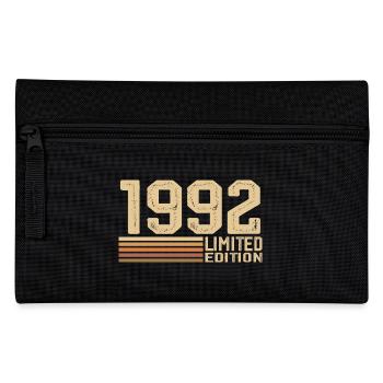 Né en 1992 anniversaire - Cadeau 1992 Vintage 1992 - Trousse - noir - Devant