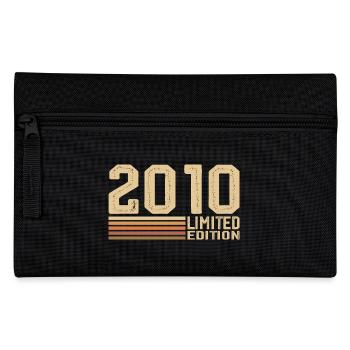 Né en 2010 anniversaire - Cadeau 2010 Vintage 2010 - Trousse - noir - Devant