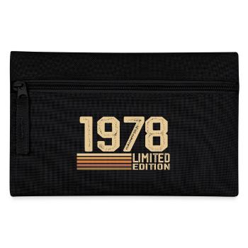Geboren 1978 Geburtstag - 1978 Geschenk Jahrgang 1978 - Federtasche - Schwarz - Vorne