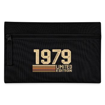 Geboren 1979 Geburtstag - 1979 Geschenk Jahrgang 1979 - Federtasche - Schwarz - Vorne