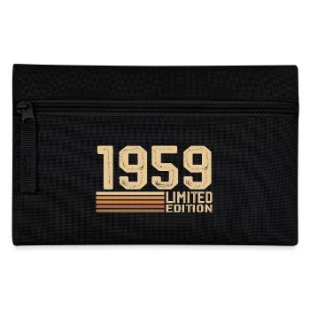 Born in 1959 Birthday - Gift 1959 Vintage 1959 - Pencil Case - black - Front