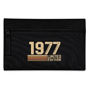 Born in 1977 Birthday - Gift 1977 Vintage 1977 - Pencil Case - black - Front