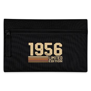 Jahrgang 1956 Geburtstag - Geschenk 1956 Jahrgang 1956 - Federtasche - Schwarz - Vorne