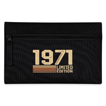 Born in 1971 Birthday - Gift 1971 Vintage 1971 - Pencil Case - black - Front