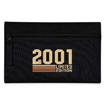 Born in 2001 Birthday - 2001 Vintage 2001 Gift - Pencil Case - black - Front