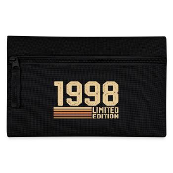 Né en 1998 anniversaire - Cadeau 1998 Vintage 1998 - Trousse - noir - Devant