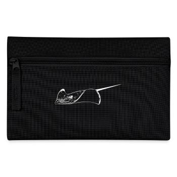 Stingrays en vol élégant - Trousse - noir - Devant