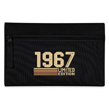 Jahrgang 1967 Geburtstag - Geschenk 1967 Jahrgang 1967 - Federtasche - Schwarz - Vorne