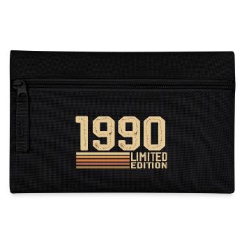 Jahrgang 1990 Geburtstag - 1990 Jahrgang 1990 Geschenk - Federtasche - Schwarz - Vorne