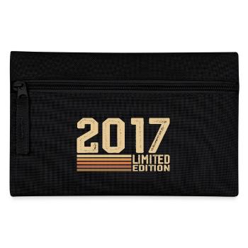 Born in 2017 Birthday - 2017 Vintage 2017 Gift - Pencil Case - black - Front