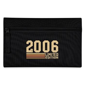 Jahrgang 2006 Geburtstag - 2006 Jahrgang 2006 Geschenk - Federtasche - Schwarz - Vorne