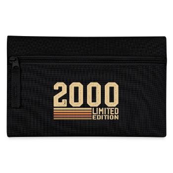 Jahrgang 2000 Geburtstag - 2000 Jahrgang 2000 Geschenk - Federtasche - Schwarz - Vorne