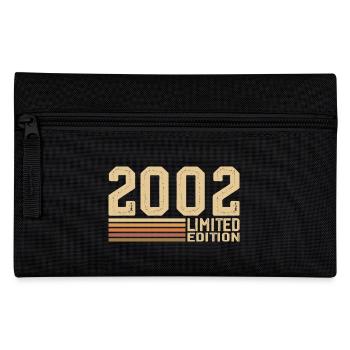 Jahrgang 2002 Geburtstag - 2002 Jahrgang 2002 Geschenk - Federtasche - Schwarz - Vorne