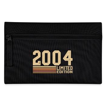 Né en 2004 anniversaire - Cadeau 2004 Vintage 2004 - Trousse - noir - Devant