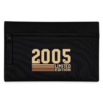 Né en 2005 anniversaire - Cadeau 2005 Vintage 2005 - Trousse - noir - Devant