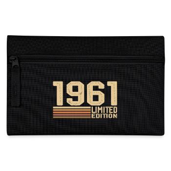 Born in 1961 Birthday - Gift 1961 Vintage 1961 - Pencil Case - black - Front