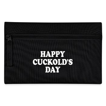 happy cuckold's day - cuckold - Pencil Case - black - Front
