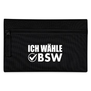 ich wähle bsw - Federtasche - Schwarz - Vorne